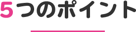 5つのポイント